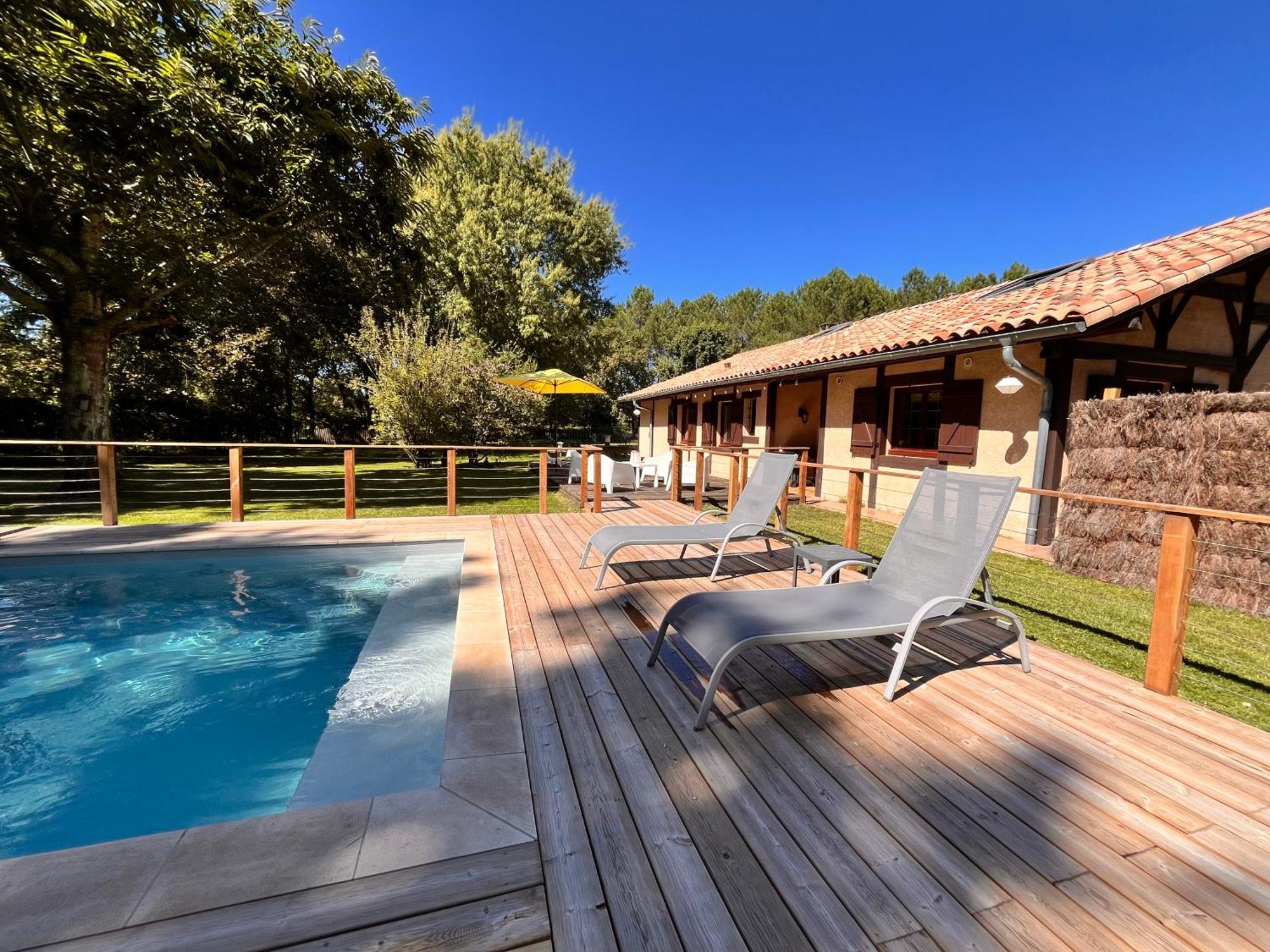 Villa La bergerie des Landes Lit-et-Mixe Exterior foto